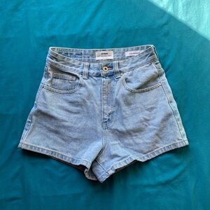 Cotton On High Rise Mom Jean Shorts